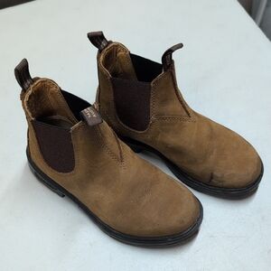 Blundstone Kids Brown Chelsea Pull-On Boots